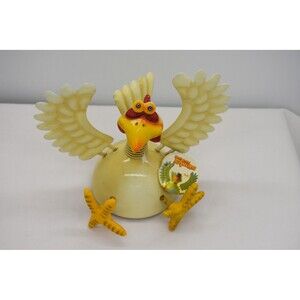 Tim Twinkler Animal Wobblers Don't‎ Know Squats Yellow Metal Chicken